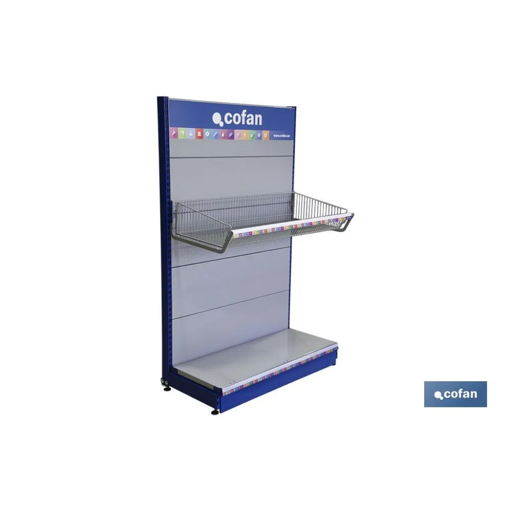 Comprar CESTO CON EXTREMOS PARA EXPOSITOR 1 Cofan | almacendeferreteriacor.es