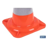 Comprar CONO DE SEÑALIZACIÓN 50 CM (PACK: 1 Cofan | almacendeferreteriacor.es