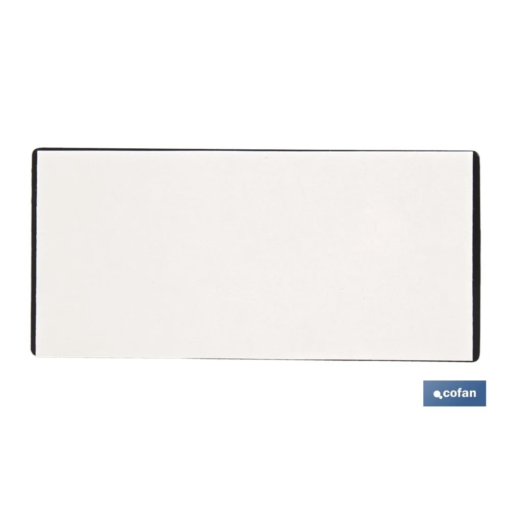 Comprar CATADIÓPTRICO RECTANGULAR BLANCO 10 Cofan | almacendeferreteriacor.es