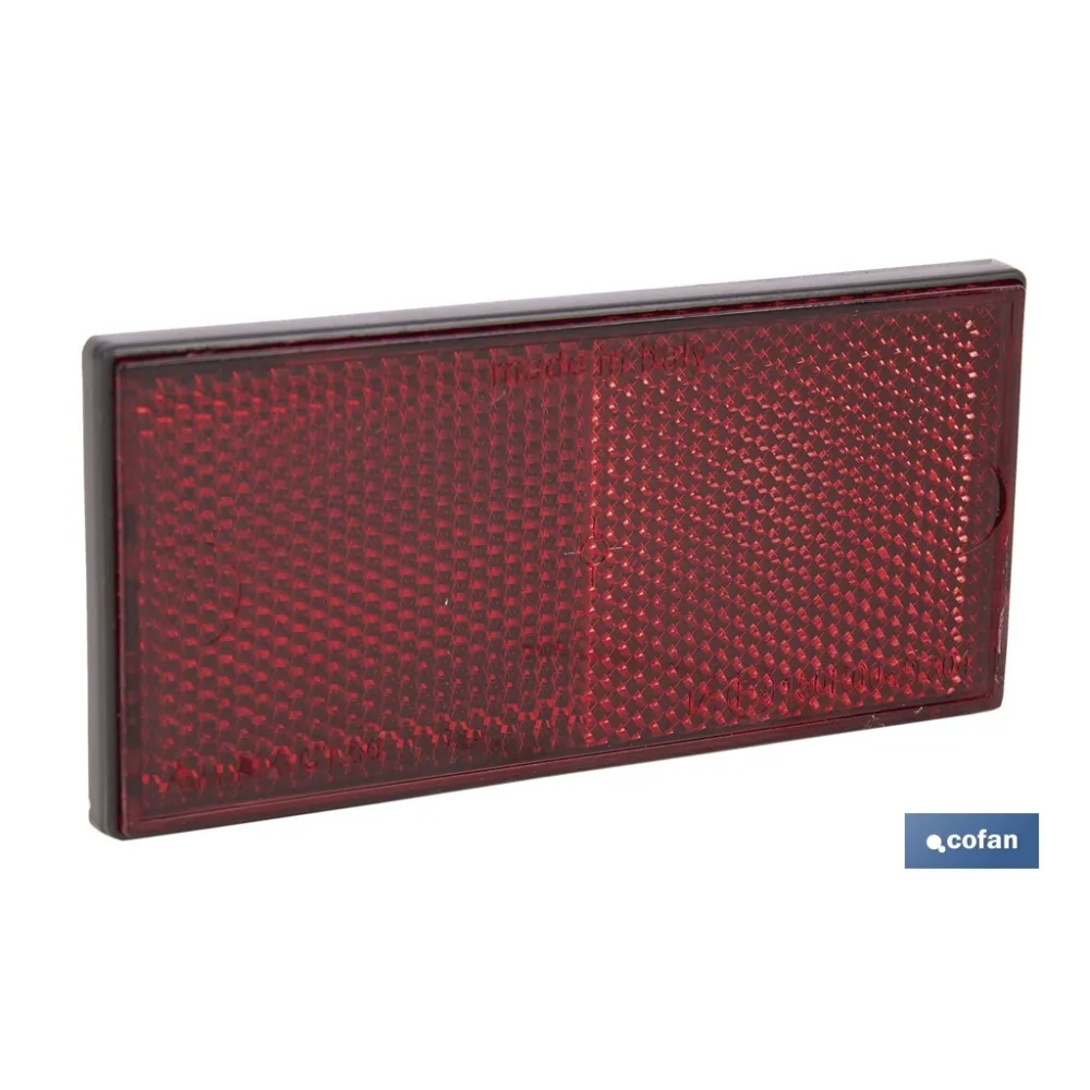 Comprar CATADIÓPTRICO RECTANGULAR ROJO 106  Cofan | almacendeferreteriacor.es