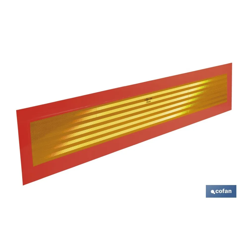 Comprar PLACA V-6 VEHICULOS LARGOS 1130X200 Cofan | almacendeferreteriacor.es