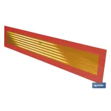 Comprar PLACA V-6 VEHICULOS LARGOS 1130X200 Cofan | almacendeferreteriacor.es
