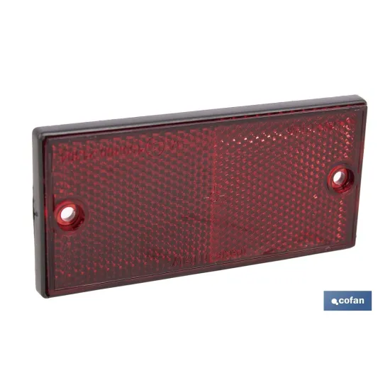 Comprar CATADIÓPTRICO RECTANGULAR ROJO 106  Cofan | almacendeferreteriacor.es