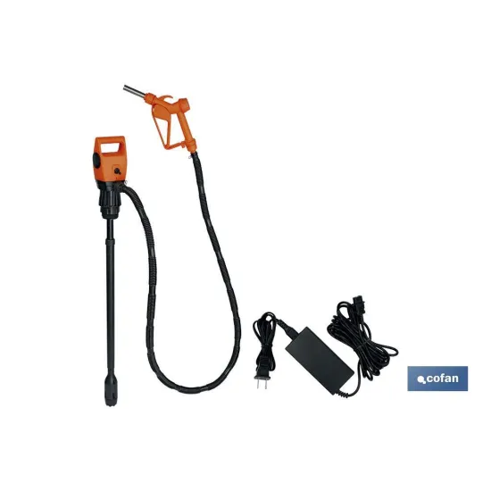 Comprar BOMBA ELÉCTRICA + PISTOLA BIDÓN 50/ Cofan | almacendeferreteriacor.es