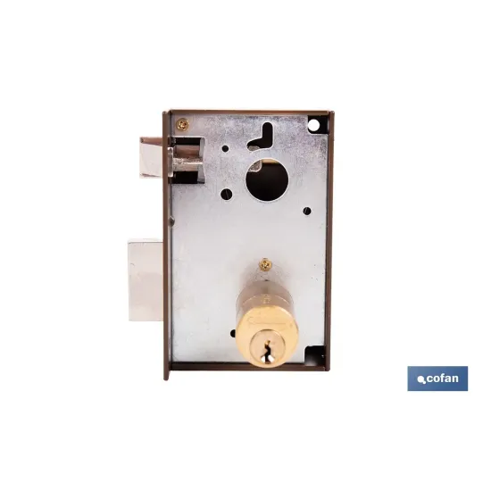 Comprar CERRADURA DE SOBREPONER DERECHA 70  Cofan | almacendeferreteriacor.es