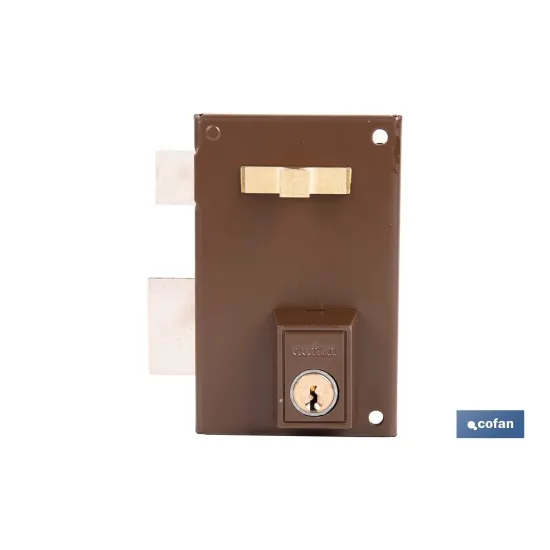 Comprar CERRADURA DE SOBREPONER IZQUIERDA 7 Cofan | almacendeferreteriacor.es