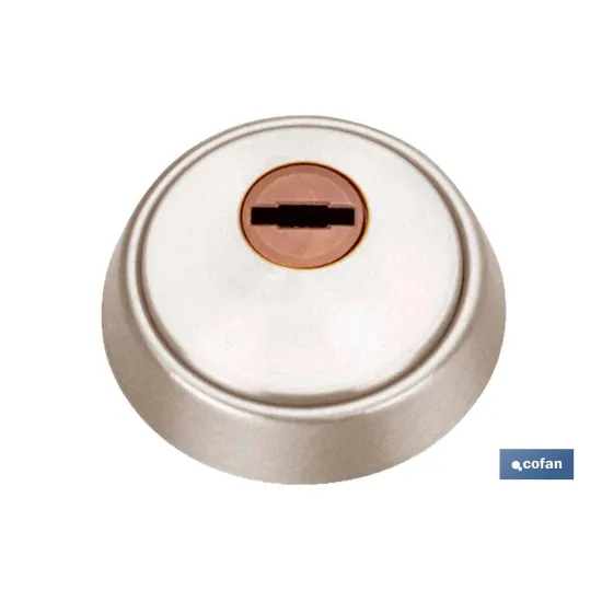 Comprar Escudo Antitaladro cerrado+tornillo Cofan | almacendeferreteriacor.es