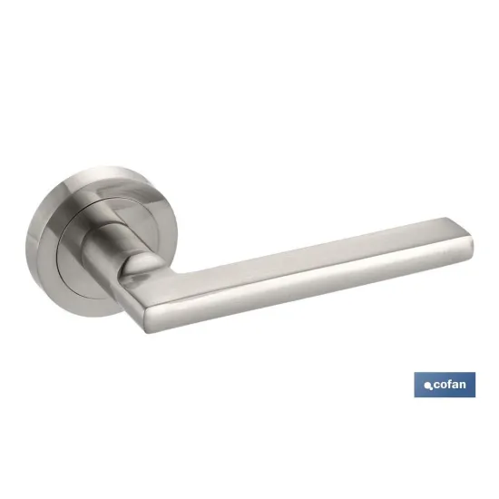 Comprar JUEGO MANIVELA ALUMINIO VIENA ROSET Cofan | almacendeferreteriacor.es
