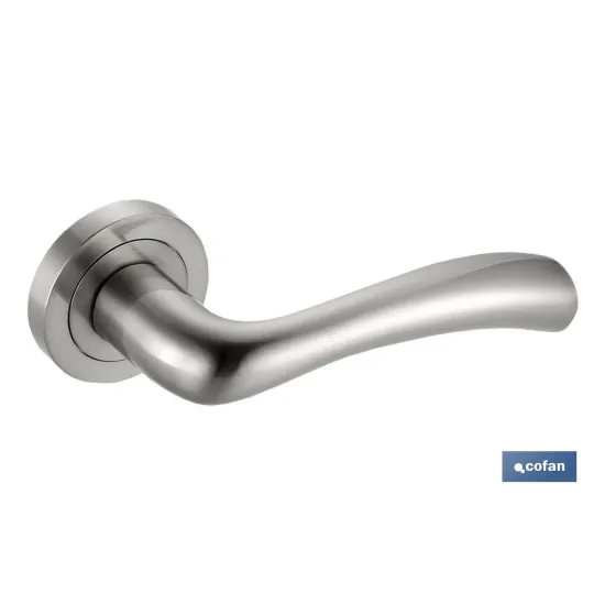 Comprar JUEGO MANIVELA ALUMINIO OSLO ROSETA Cofan | almacendeferreteriacor.es