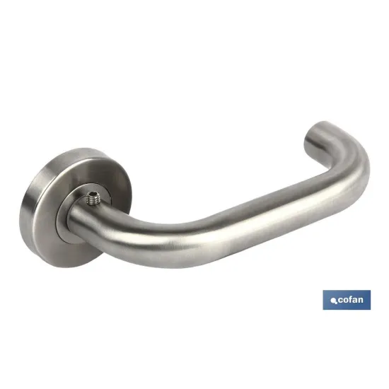 Comprar JUEGO MANIVELA INOX PARIS SS304 ROS Cofan | almacendeferreteriacor.es