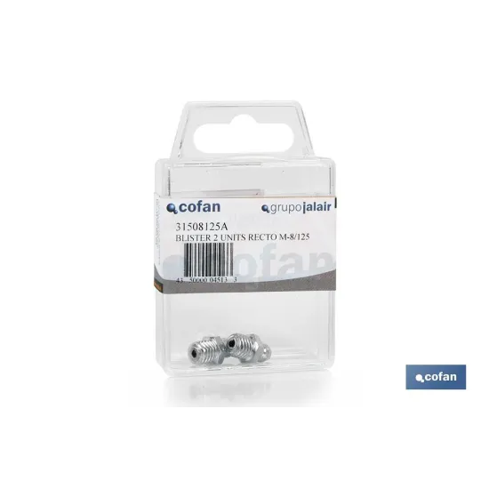 Comprar BL 2 UNITS RECTO 1/8 GAS (PACK: 10  Cofan | almacendeferreteriacor.es