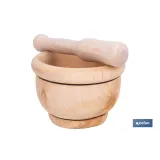 Comprar MORTERO DE MADERA CON MAZA Ø14 CM ( Cofan | almacendeferreteriacor.es