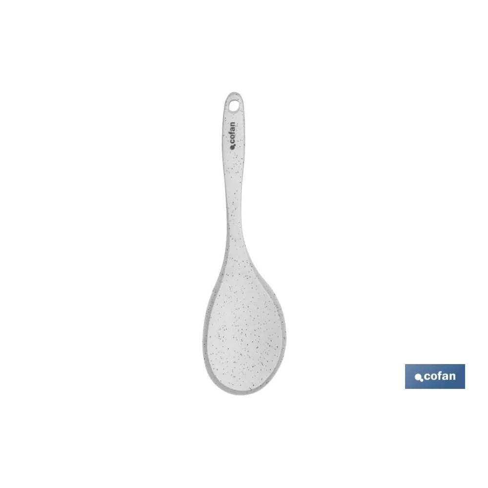 Comprar CUCHARA DE COCINA DE SILICONA BLANC Cofan | almacendeferreteriacor.es