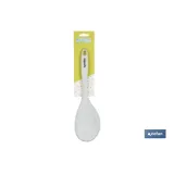 Comprar CUCHARA DE COCINA DE SILICONA BLANC Cofan | almacendeferreteriacor.es