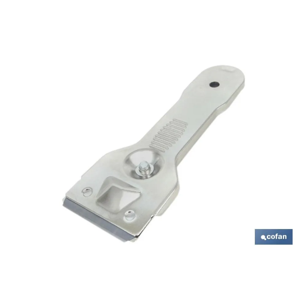 Comprar RASQUETA DE VITROCERÁMICA INOX. MOD Cofan | almacendeferreteriacor.es