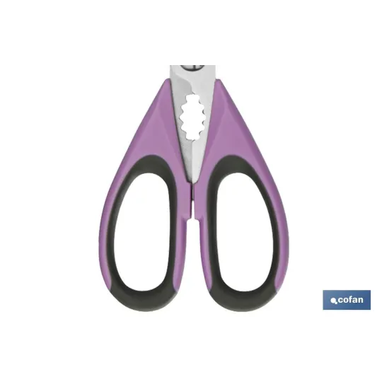 Comprar TIJERAS MORADAS DE ACERO INOX. MODE Cofan | almacendeferreteriacor.es