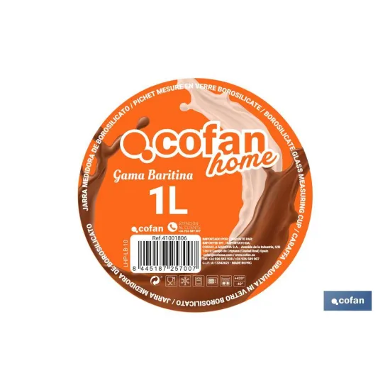 Comprar JARRA MEDIDORA DE VIDRIO BOROSILICA Cofan | almacendeferreteriacor.es