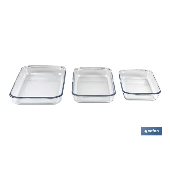 Comprar SET DE 3 FUENTES RECTANGULARES DE V Cofan | almacendeferreteriacor.es