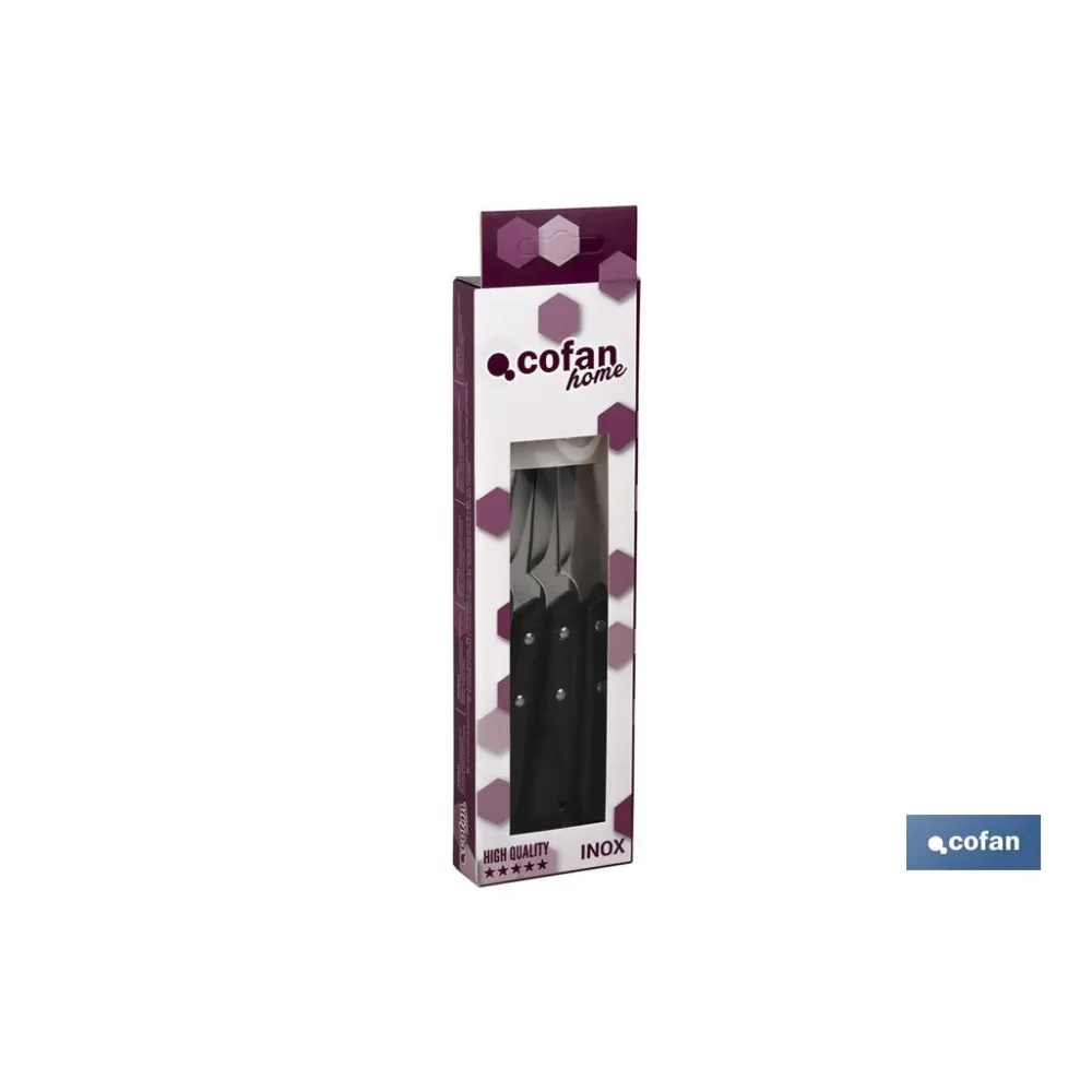 Comprar PACK 3 CUCHILLO DE MESA CON FILO HO Cofan | almacendeferreteriacor.es