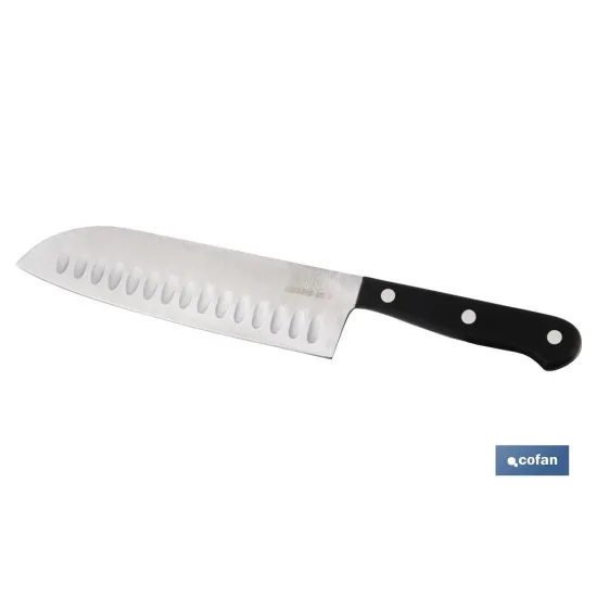 Comprar BL. CUCHILLO SANTOKU MOD SAFFRON 17 Cofan | almacendeferreteriacor.es