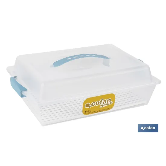 Comprar TARTERA RECTANGULAR AZUL OPACA PAVL Cofan | almacendeferreteriacor.es