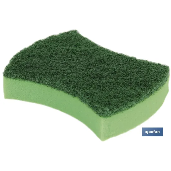 Comprar PACK DE 3  ESTROPAJOS VERDES CON ES Cofan | almacendeferreteriacor.es