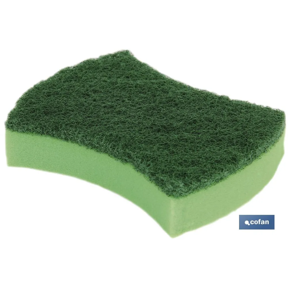 Comprar PACK DE 3  ESTROPAJOS VERDES CON ES Cofan | almacendeferreteriacor.es