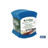 Comprar PACK DE 3 ESTROPAJOS AZULES CON ESP Cofan | almacendeferreteriacor.es