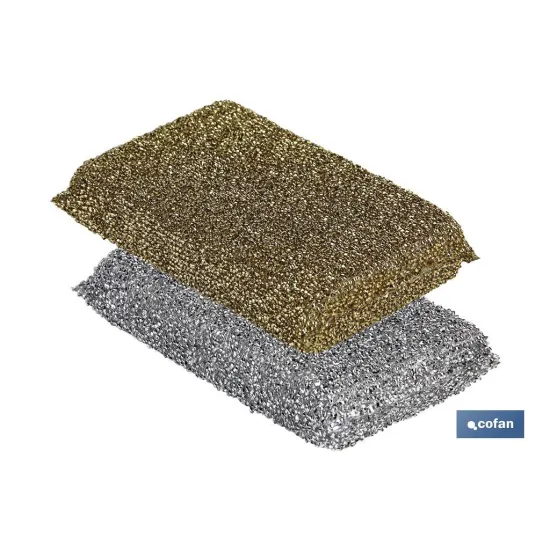 Comprar PACK DE 2 MULTIESPONJAS COLOR ORO Y Cofan | almacendeferreteriacor.es