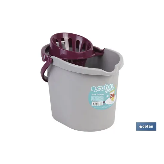 Comprar CUBO ESCURRIDOR 14L.MORADO (PACK: 1 Cofan | almacendeferreteriacor.es