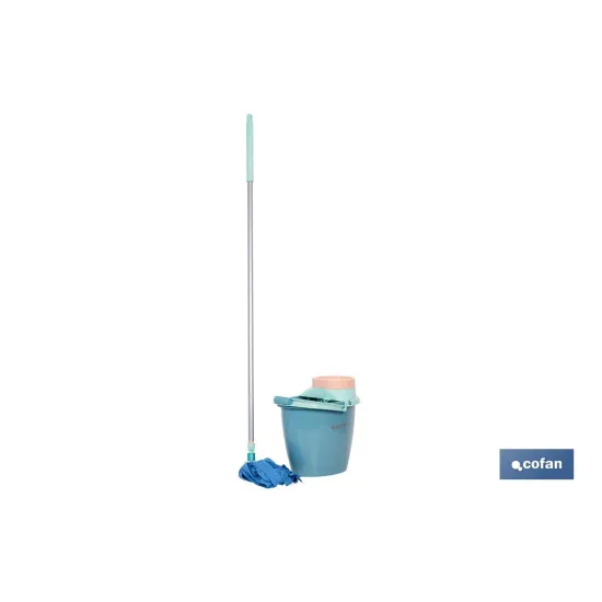 Comprar CONJUNTO FREGONA+CUBO ESCURRE  FÁCI Cofan | almacendeferreteriacor.es