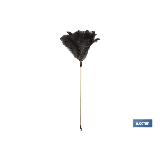 Comprar PLUMERO PLUMA AVESTRUZ MADERA CLASE Cofan | almacendeferreteriacor.es