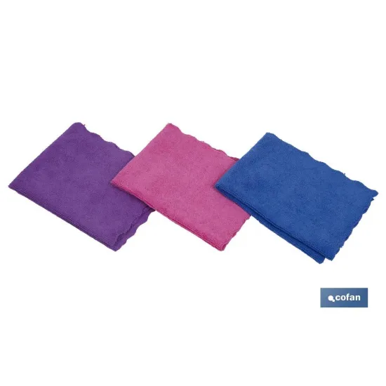 Comprar PACK DE 3 BAYETAS DE  MICROFIBRA  4 Cofan | almacendeferreteriacor.es