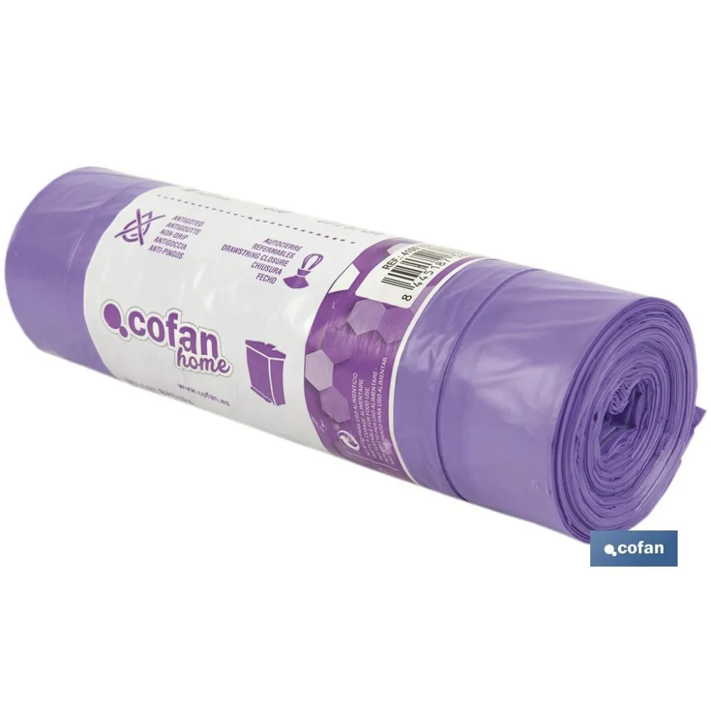 Comprar BOLSA DE BASURA AUTOCIERRE PERFUMAD Cofan | almacendeferreteriacor.es