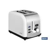 Comprar TOSTADOR 2 REBANADAS COLOR BLANCO/A Cofan | almacendeferreteriacor.es