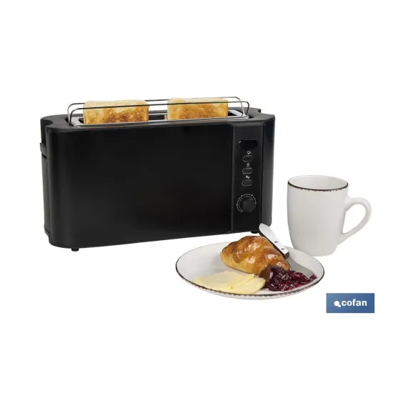 Comprar TOSTADOR 1 RANURA NEGRO MATE PANTAL Cofan | almacendeferreteriacor.es