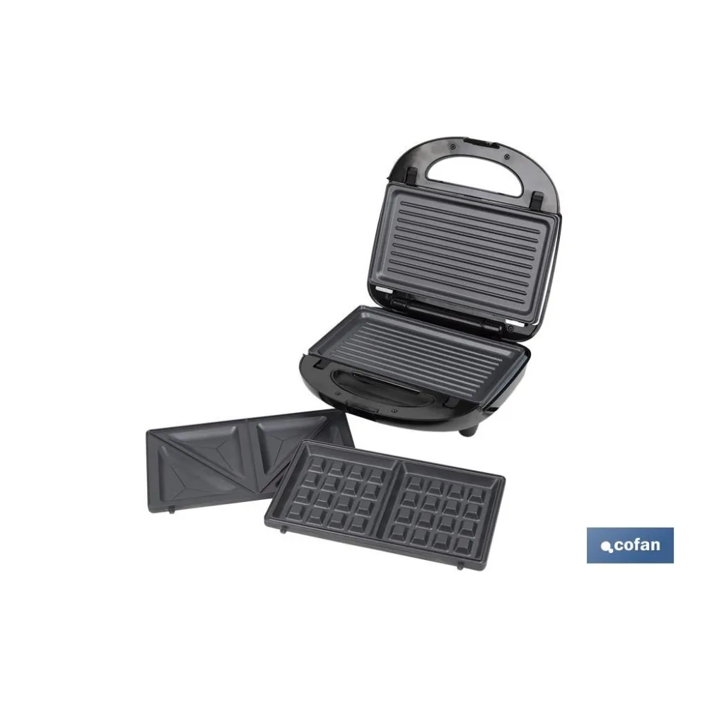 Comprar SANDWICHERA MULTIUSOS,GRILL Y GOFRE Cofan | almacendeferreteriacor.es