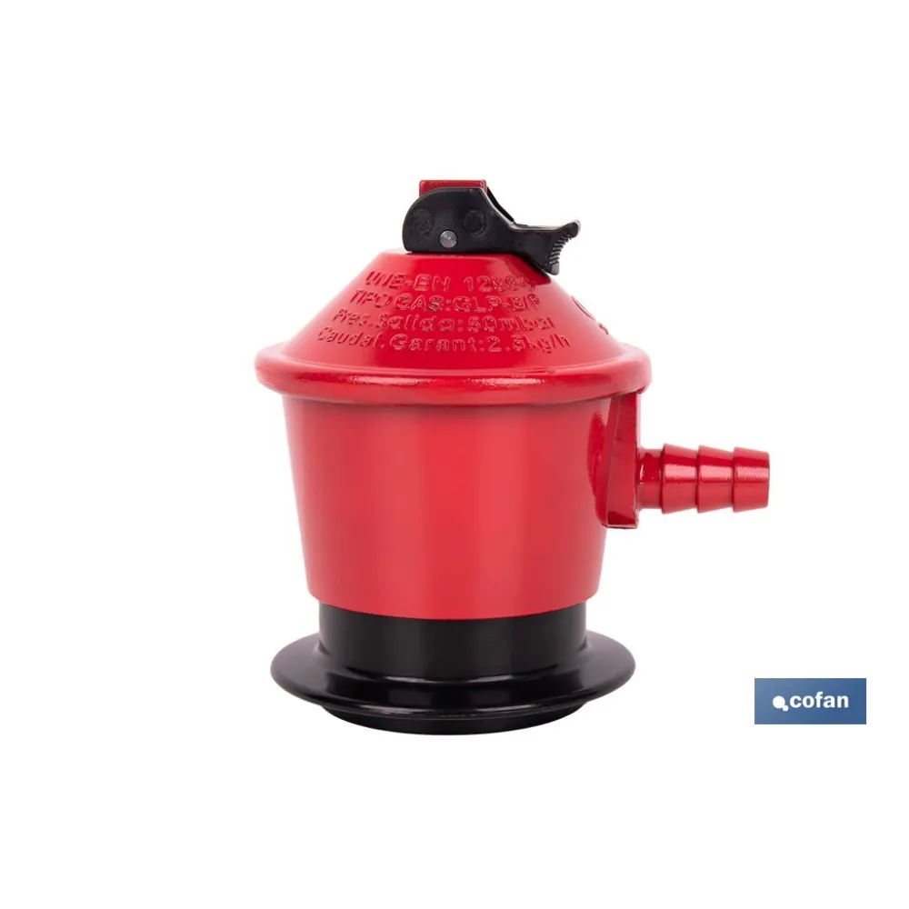Comprar REGULADOR DE GAS BUTANO 50 mbar (PA Cofan | almacendeferreteriacor.es