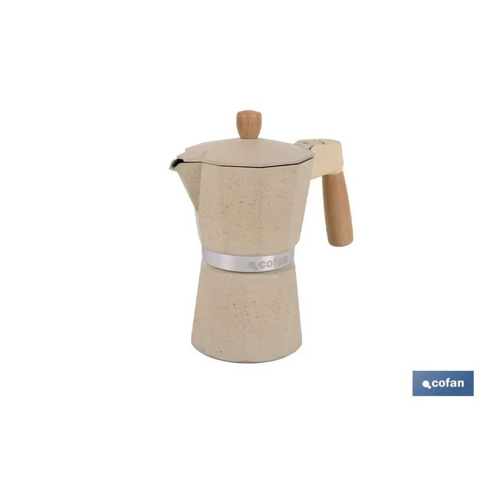 Comprar CAFETERA ITALIANA DE INDUCCIÓN BEIG Cofan | almacendeferreteriacor.es