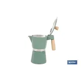 Comprar CAFETERA ITALIANA DE INDUCCIÓN VERD Cofan | almacendeferreteriacor.es