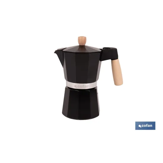 Comprar CAFETERA ITALIANA DE INDUCCIÓN NEGR Cofan | almacendeferreteriacor.es