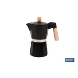 Comprar CAFETERA ITALIANA DE INDUCCIÓN NEGR Cofan | almacendeferreteriacor.es