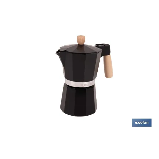 Comprar CAFETERA ITALIANA DE INDUCCIÓN NEGR Cofan | almacendeferreteriacor.es