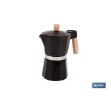 Comprar CAFETERA ITALIANA DE INDUCCIÓN NEGR Cofan | almacendeferreteriacor.es