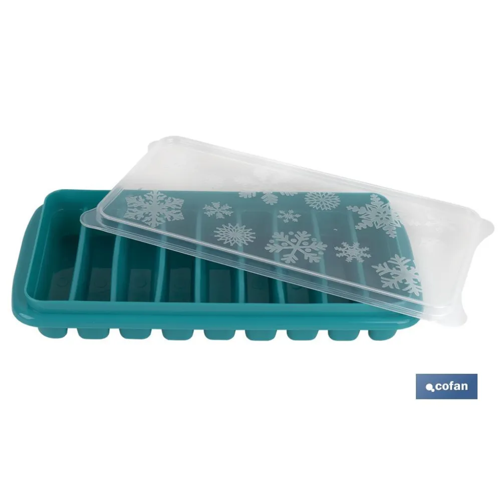 Comprar CUBITERA HIELO CON TAPA COLOR TURQU Cofan | almacendeferreteriacor.es