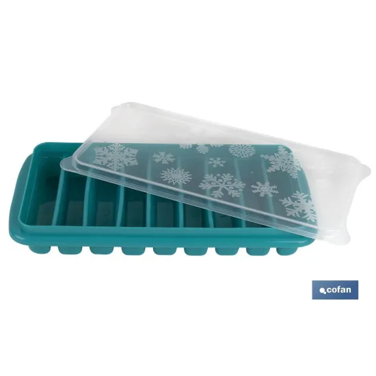 Comprar CUBITERA HIELO CON TAPA COLOR TURQU Cofan | almacendeferreteriacor.es