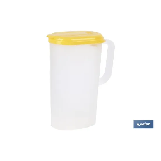 Comprar JARRA DE AGUA 2L AMARILLO  MODELO M Cofan | almacendeferreteriacor.es