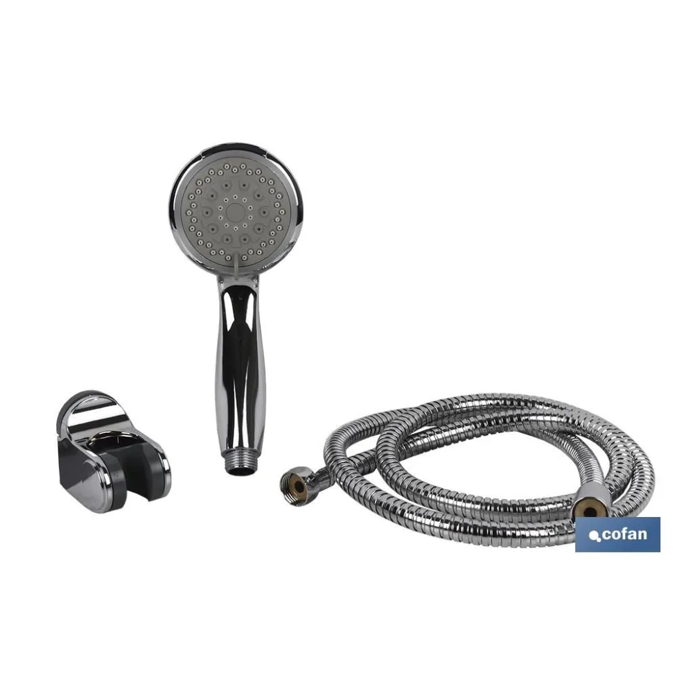 Comprar KIT DUCHA 5 FUNCIONES (MANGO+FLEXO+ Cofan | almacendeferreteriacor.es