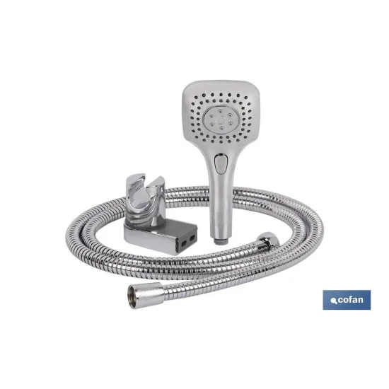 Comprar KIT DUCHA CUADRADA 3 FUNCIONES (MAN Cofan | almacendeferreteriacor.es