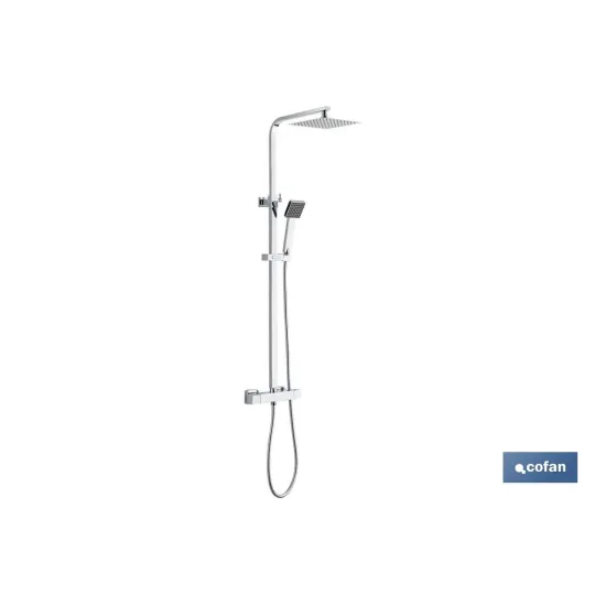 Comprar COLUMNA DE DUCHA TERMOSTATICA DISEÑ Cofan | almacendeferreteriacor.es